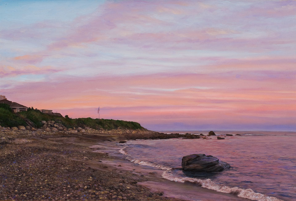 Quiet Cove, 2013, oil on panel, 9 x 13 in