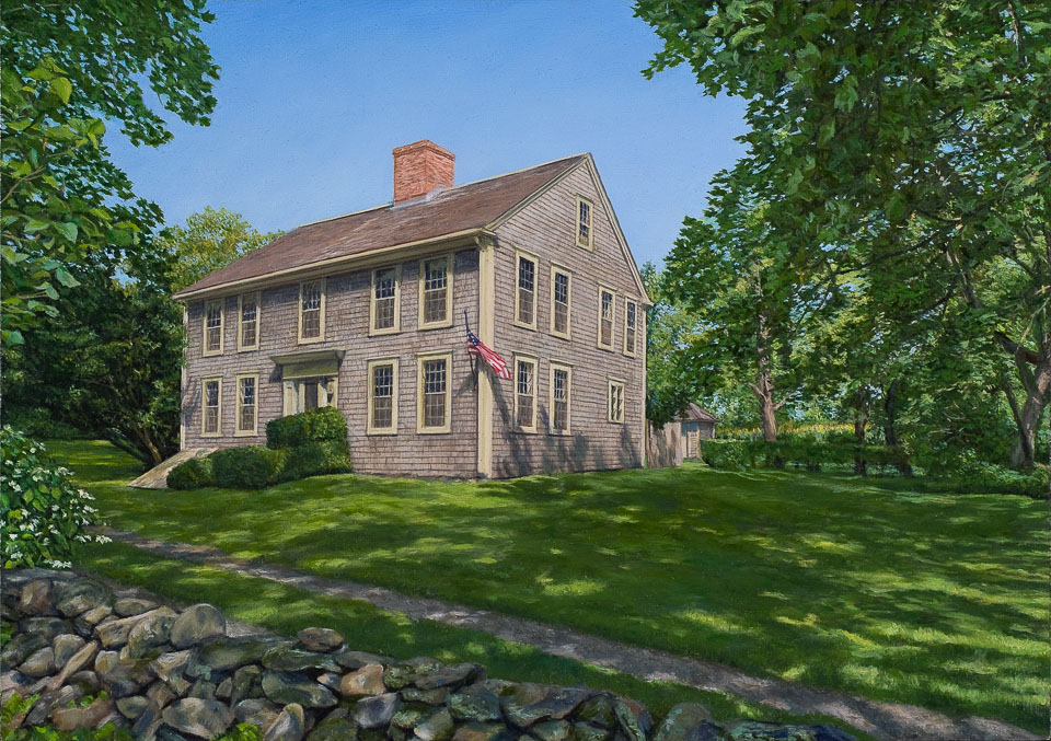 The Brown Farm, 2009, oil on panel,7 ½ x 10 ½ in